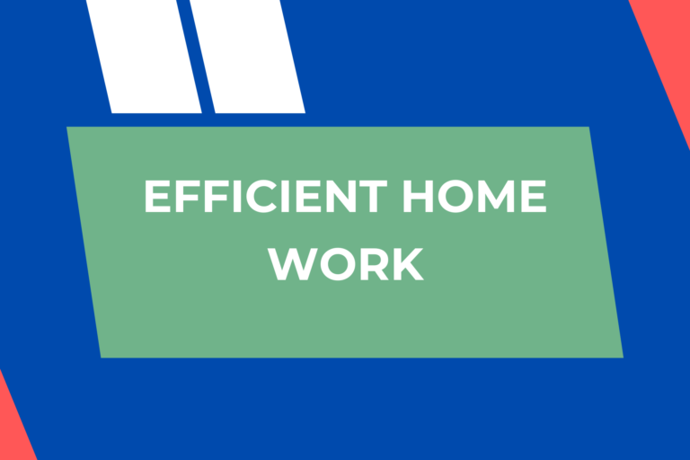 Efficient Home Work – Entreprenuer